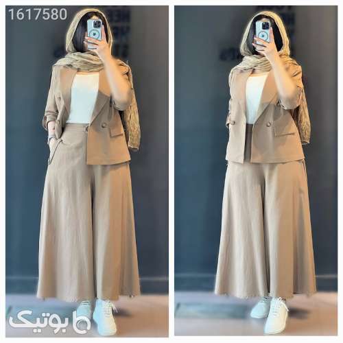 کت‌وشلواردخترونه شیک ولاکچری سبز 04 2025