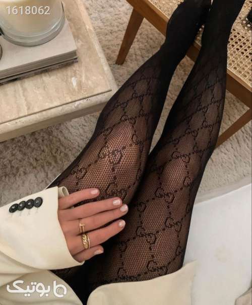 جورابشلواری زنانه گوچی استایل مجلسی  مشکی 04 2025