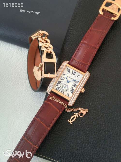 ساعت CARTIER / ساعت کارتیه زنانه قهوه ای 04 2025
