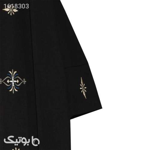 مانتو زنانه السانا مدل جمانه کد 227101 مشکی 04 2025