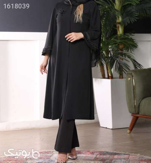 مانتو مجلسی  مشکی 04 2025