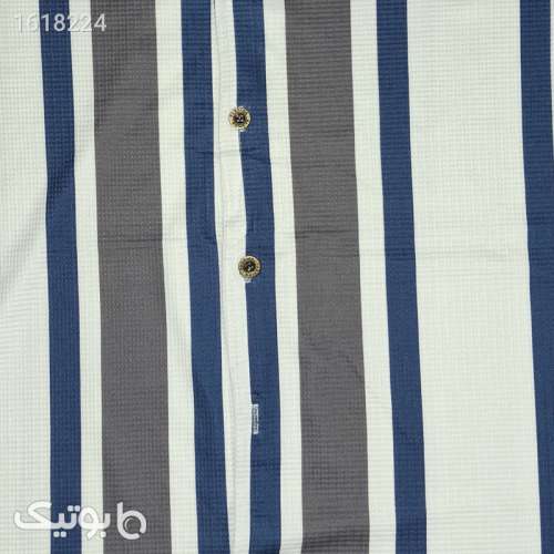 پیراهن آستین کوتاه یقه برگردان مردانه مدل راه راه مراکشی کد TOABرنگ سفید سفید 04 2025