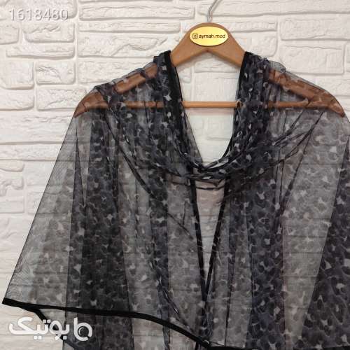 شال توری پلنگی طوسی طوسی 04 2025
