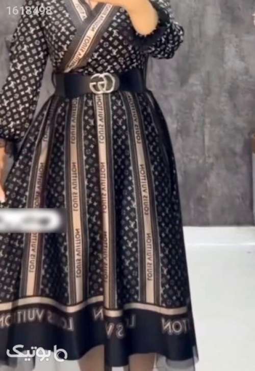 پیراهن بلند مجلسی زنانه  مشکی 04 2025