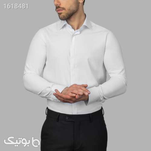 پیراهن سفید مردانه سفید 04 2025