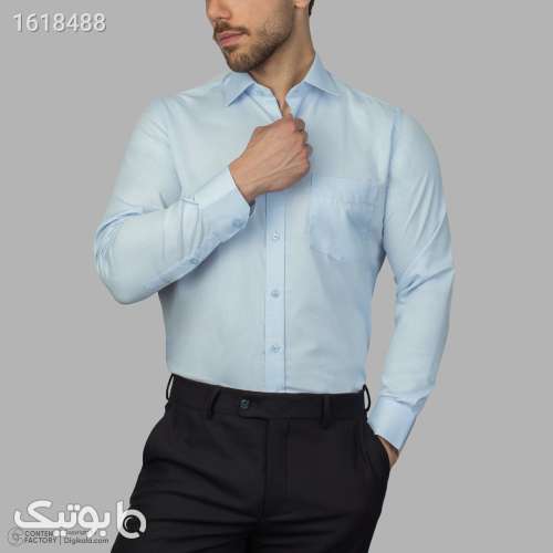پیراهن مردانه/ پارچه فلورا تایلند آبی 04 2025