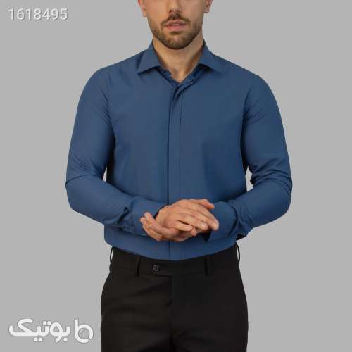 پیراهن مردانه/دوشین هند آبی 04 2025
