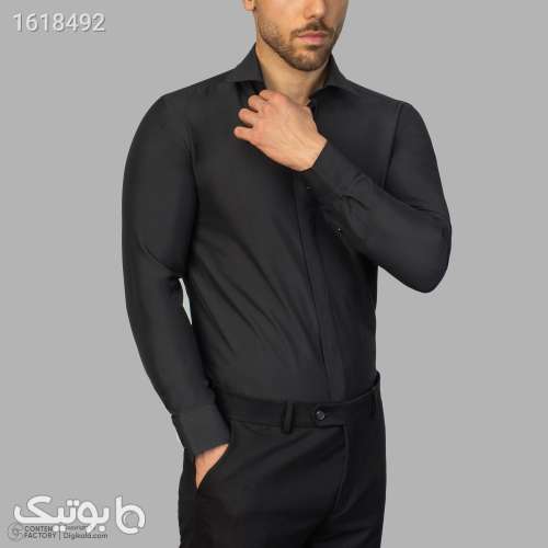 پیراهن مشکی مردانه  مشکی 04 2025
