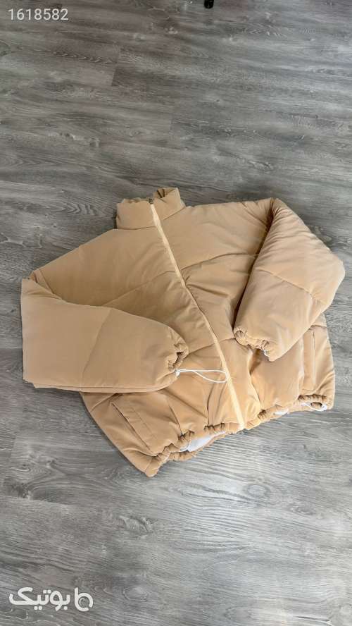 کاپشن پفکی داخل پشم شیشه رنگ شتری  طلایی 04 2025
