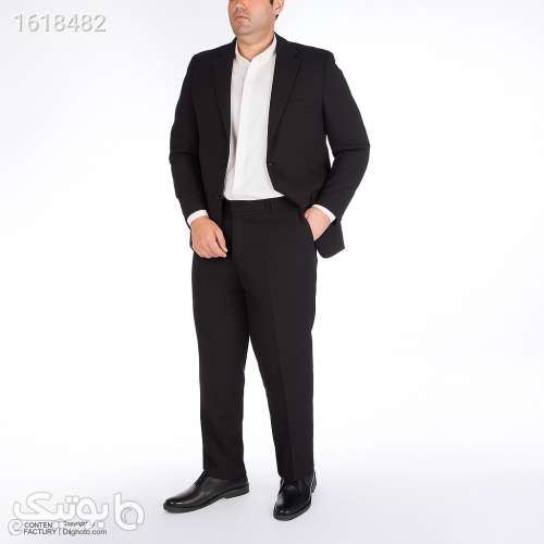 کت و شلوار مردانه دراپ چهار /مطهری ۴۵-۵۵ مشکی 04 2025