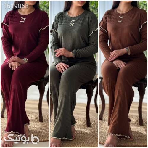 ست خفن تنخور عالی  زرشکی 04 2025