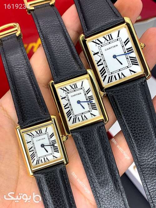 ساعت کارتیه تانک / ساعت CARTIER TANK زرد 04 2025