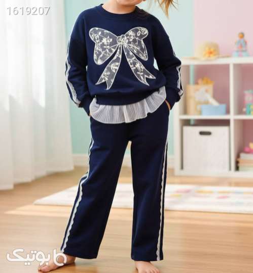 ست دخترانه  سورمه ای 04 2025