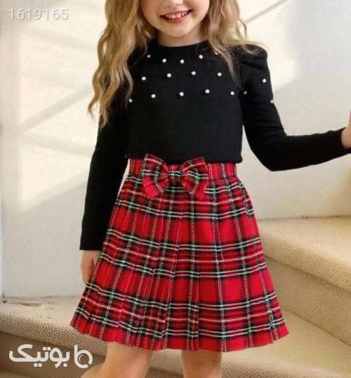 ست دخترانه مزون دوز مشکی 04 2025