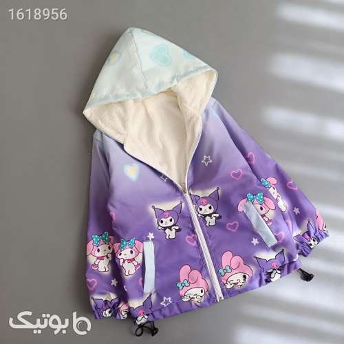 سویشرت دخترانه  بنفش 04 2025