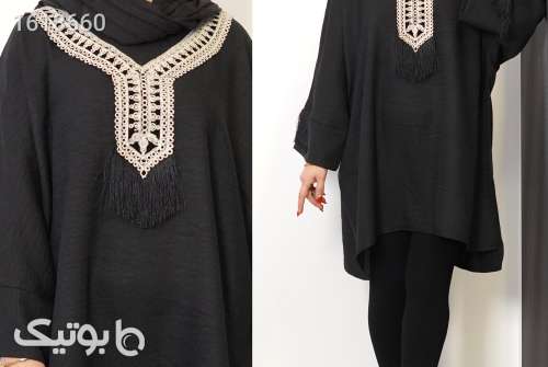 مانتو تابستانه مشکی 04 2025