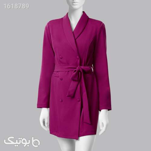 مانتو زنانه مدل 834569201 طرح ترندیول بنفش 04 2025