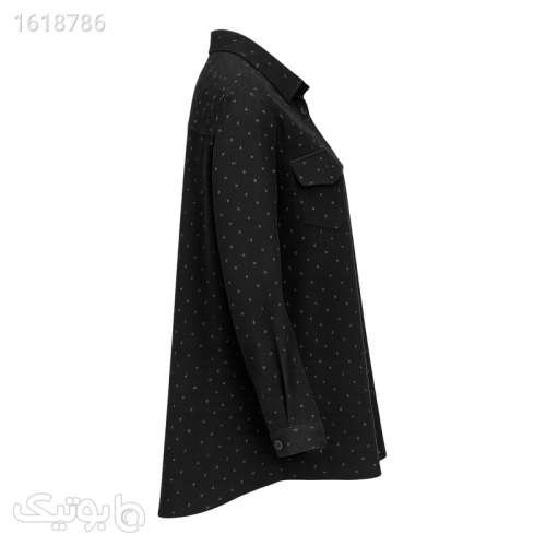 مانتو شومیزی زنانه مدل شیور کد M5298 مشکی 04 2025