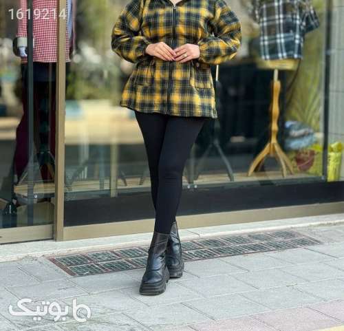 مانتو پاییزه  مشکی 04 2025