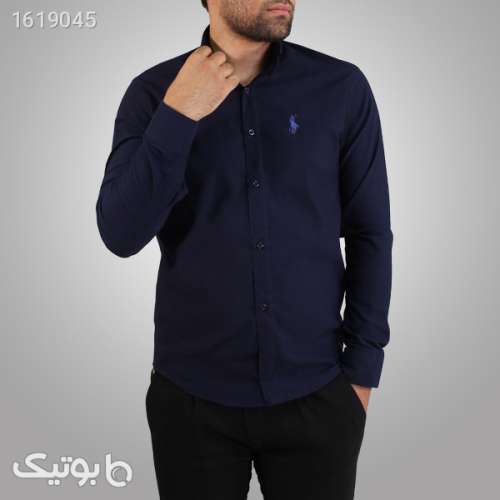 پیراهن آستین بلند مردانه مدل po2 مشکی 04 2025