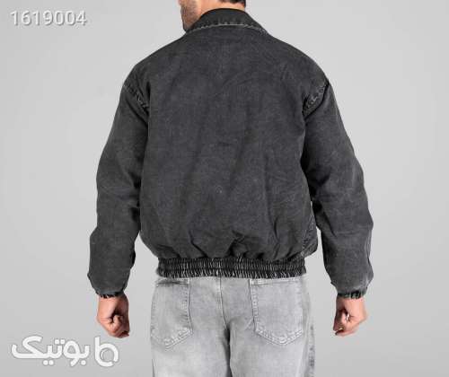 کت جین مردانه اسپرت ساده مشکی 04 2025
