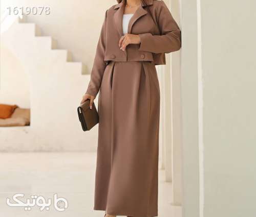 کت و دامن پرطرفدار  آبی 04 2025