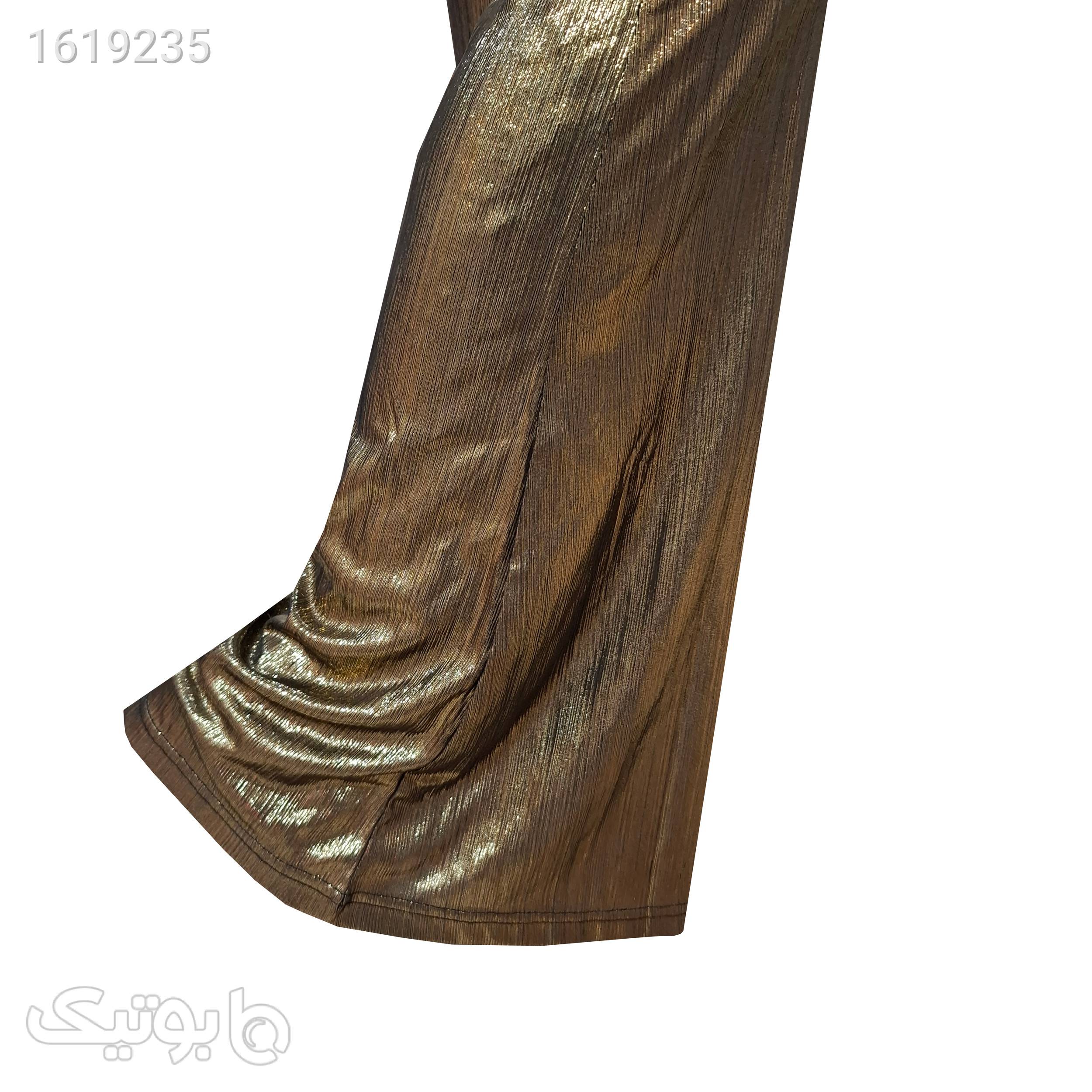 ست شومیز و شلوار رسمی دخترانه طلایی ست زوج و خانواده