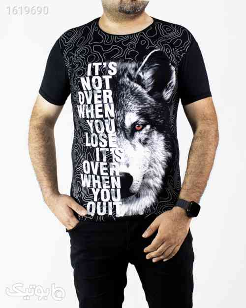 طرح بلک فرایدی تیشرت طرح گرگ سفید