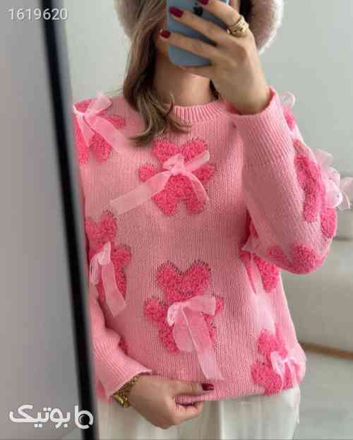 بافت کیوت خرسی پاپیونی کد 1639 ✨ - رویه و بافت