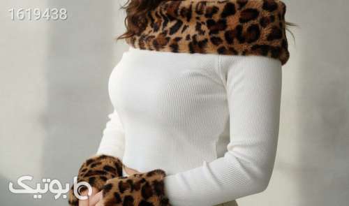 بلیز خز دار پلنگی مشکی 04 2025