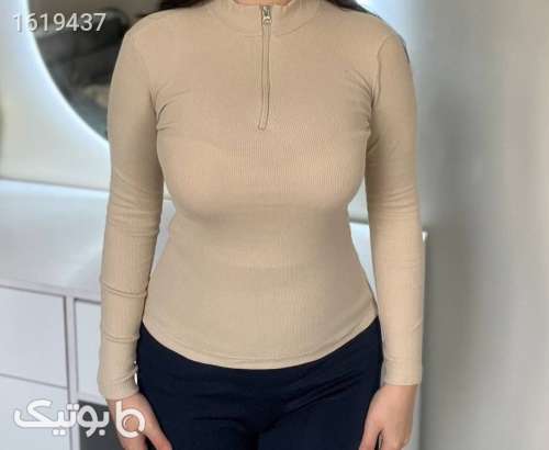 بلیز نیم زیپ ترند مشکی 04 2025