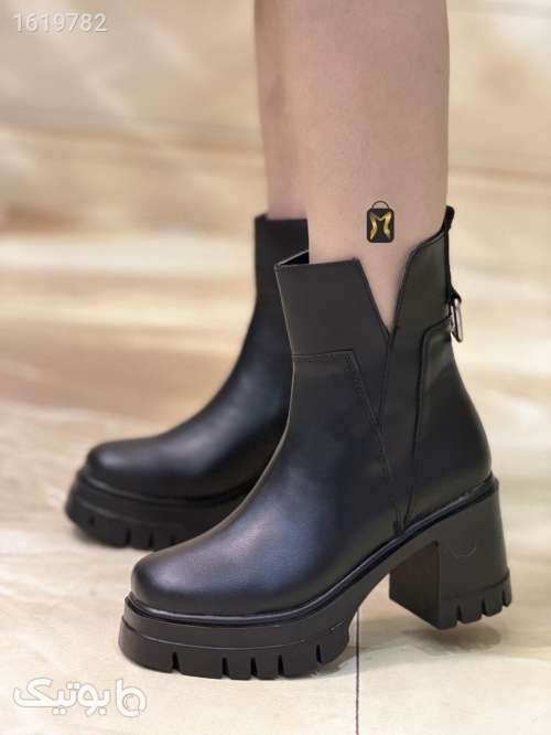 بوت زنانه لژبلند 8 سانت مشکی 04 2025