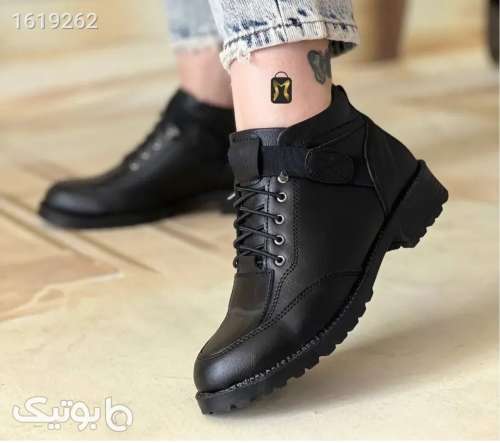 نیم بوت خفن  مشکی 04 2025