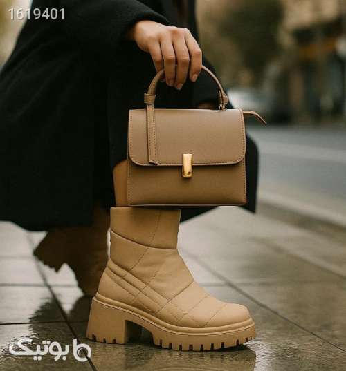 نیم بوت فوق العاده زیبا  کرم 04 2025