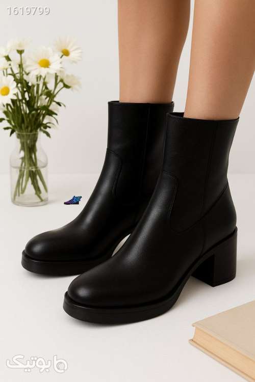 پوتین زنانه مدل جدید مشکی 04 2025