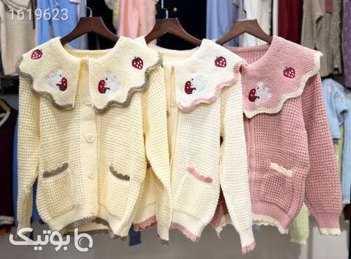 بافت بیسکویتی یقه به به کد۱۶۵۸ کرم 04 2025