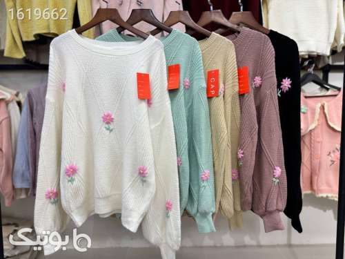پلیور بافت گلدوزی شده✨ کد۱۵۳۷ مشکی 04 2025