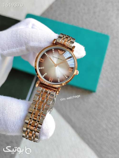 ساعت امپریو آرمانی زنانه مشکی 04 2025