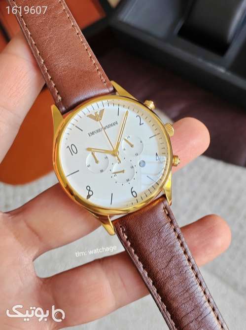ساعت امپریو آرمانی مردانه زرد 04 2025