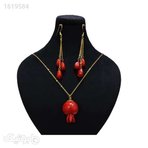 گردنبند یلدایی استیل  زرد 04 2025