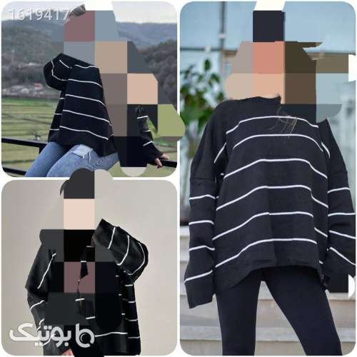 بلوز بافت پرطرفدار  مشکی 04 2025