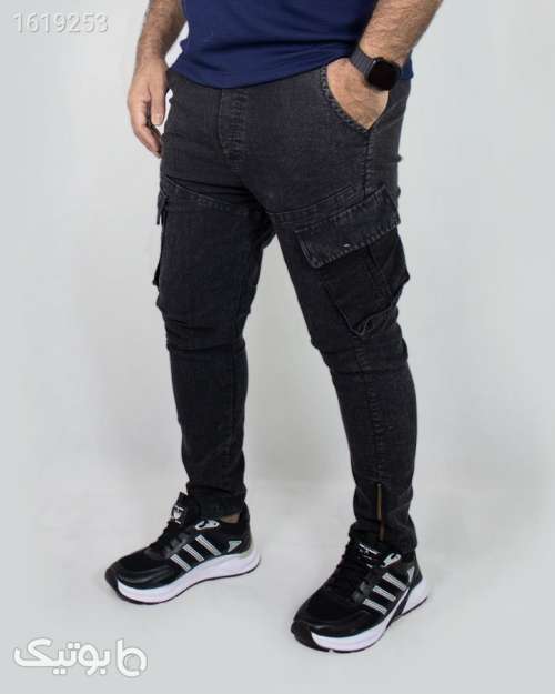 شلوار کارگو طرح لی مدل 1918 مشکی 04 2025