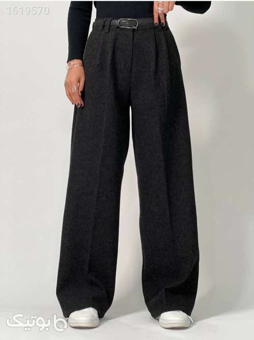 شلوار بگ فوتر درجه یک مشکی 04 2025