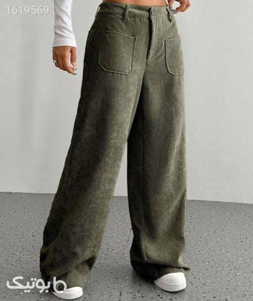شلوار بگ کبریتی اِلکا سبز 04 2025