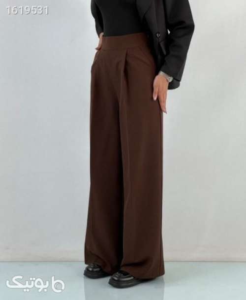 شلوار بگ کرپ  مشکی 04 2025