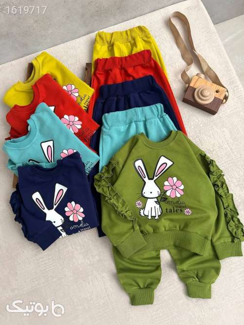 بلوز شلوار دخترانه  زرد 04 2025