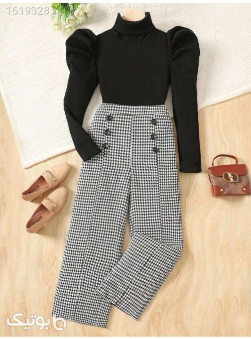 ست مزونی دخترانه  مشکی 04 2025