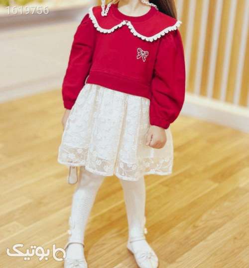 پیراهن خفن دخترانه  قرمز 04 2025