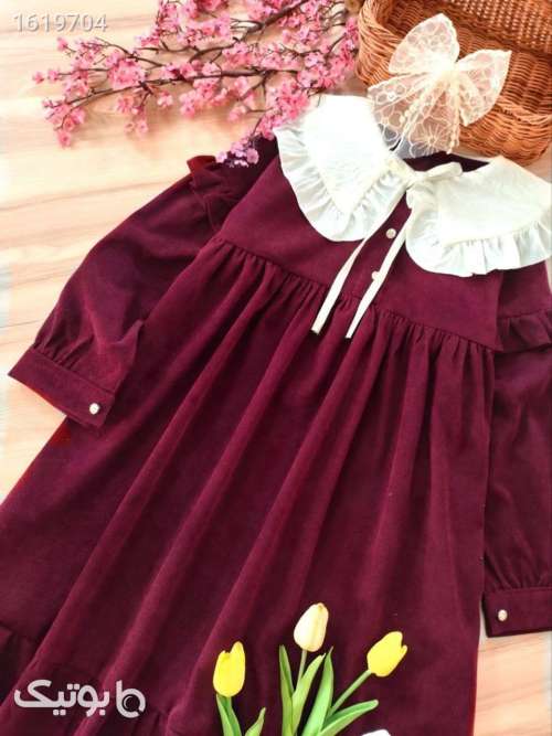 پیراهن یلدایی دخترانه  سبز 04 2025