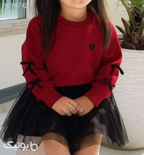 کراپ دامن دخترانه  مشکی 04 2025